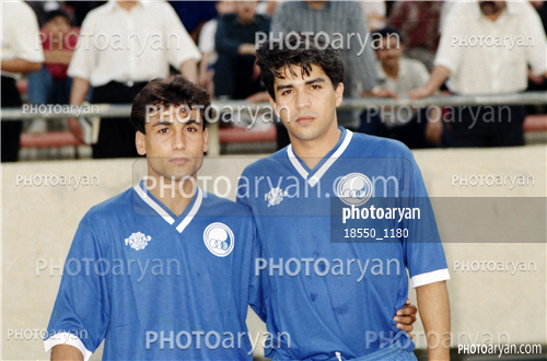 بازیکنان دهه های مختلف فوتبال ایران 3-علی اکبریان,کامیار کاردار,