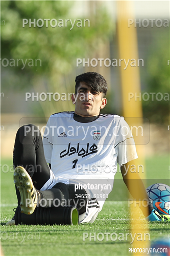 تمرین تیم ملی ایران (1396/07/10)-علیرضا بیرانوند,