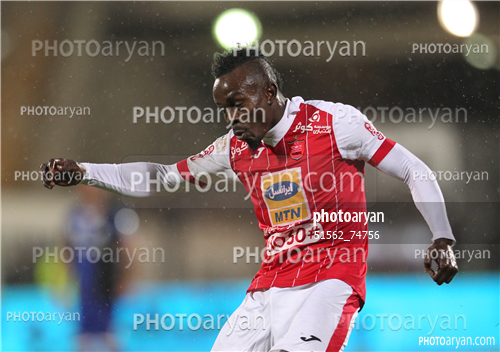 پرسپولیس 1 - استقلال خوزستان 0  (96/12/05)-گادوین منشاGodwin Mensha,