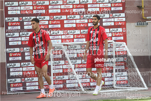 تمرین پرسپولیس در ورزشگاه درفشی فر 95/02/13-محمد انصاری,علی علیپور,