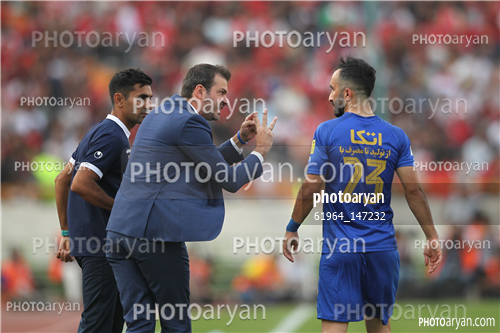 استقلال 0-پرسپولیس 1 (98/06/31) -داریوش شجاعیان,آندرا استراماچیونی Andrea Stramaccioni,