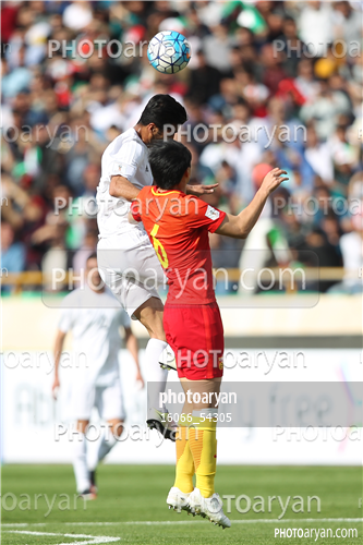 ایران 1-چین 0  - 1396/01/08-مسعود شجاعی,feng xiaoting,