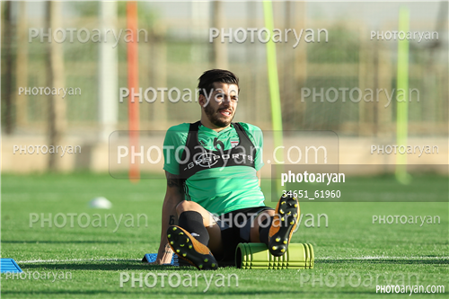 تمرین تیم ملی ایران (1396/07/10)-سعید عزت الهی,
