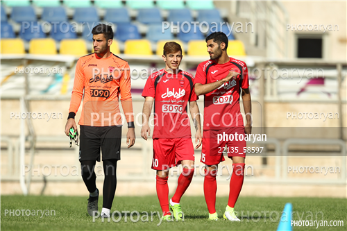 تمرین پرسپولیس  در ورزشگاه شهید کاظمی96/04/07-محمد انصاری,فرشاد احمدزاده,ابوالفضل درویشوند,