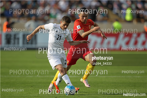 ایران 1-چین 0  - 1396/01/08-وریا غفوری,gao lin,