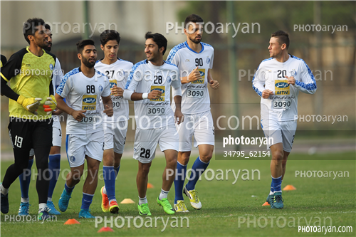 تمرین استقلال تهران (96/07/15)-سرور جبارف,سید حسین حسینی,فرشید اسماعیلی,لئوناردو پادوانی,سید محسن کریمی,حسین حیدری,