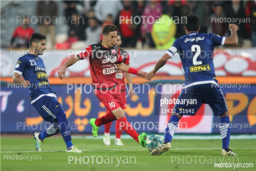 پرسپولیس 1-استقلال خوزستان 0-فرشاد احمدزاده,محمد طیبی,فرشاد سالاروند,