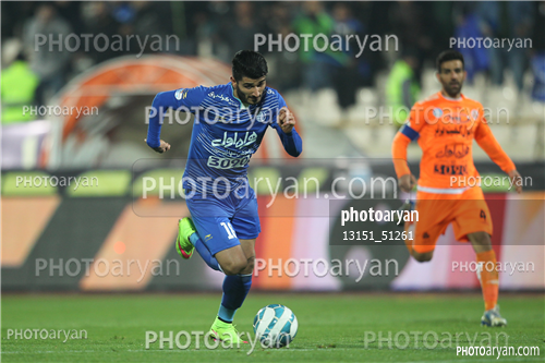 استقلال 2-سایپا 1- 95/12/18-روزبه شاه علی دوست,میلاد زکی پور,