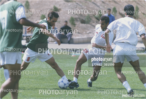 بازیکنان دهه های مختلف فوتبال ایران 40-یحیی گل محمدی,علی کریمی Ali Karimi,