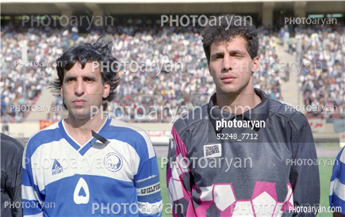 بازیکنان دهه های مختلف فوتبال ایران 12-شاهین بیانی,حسین ترابپور,