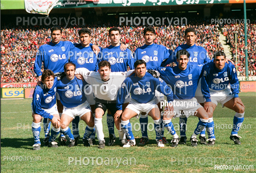 بازیکنان دهه های مختلف فوتبال ایران 17-علیرضا نیکبخت واحدی,مهدی هاشمی نصب,جواد زرینچه,محمود فکری,ستار همدانی,سیروس دین محمدی,هادی طباطبایی,فرزاد مجیدی,علی سامره,مجاهد خزیراوی,یدالله اکبری,تیم  استقلال,
