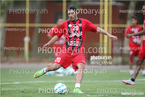 تمرین پرسپولیس در ورزشگاه درفشی فر 95/02/13-علیرضا نورمحمدی,