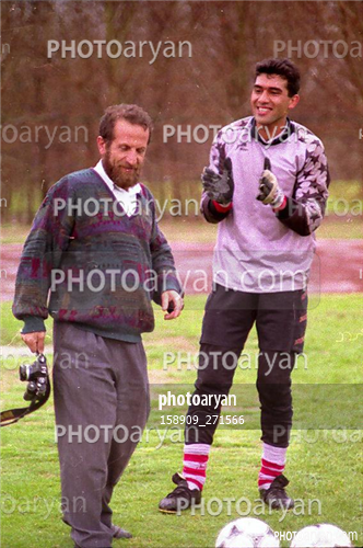 تمرینات تیم ملی (1375 بهار)-احمدرضا عابدزاده Ahmad Reza Abedzadeh,استاد علی کاوه,