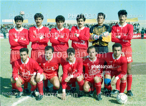 عکسهای تیمی پرسپولیس  دهه 70-افشین پیروانی,محسن عاشوریَ,بهروز رهبری فر,حسین عبدی,امیر موسوی نیا,حسن شیر محمدی,علی دایی  Ali Daei,منوچهر عبداله نژاد,نیما نکیسا,محمود کلهر,