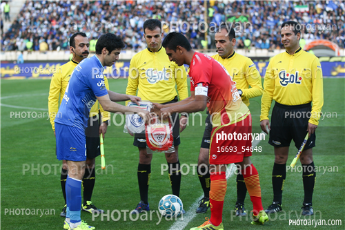 استقلال 1-فولاد خوزستان 0-96/01/12-خسرو حیدری,کاپیتان ها,ایوب والی,سید حسین زرگر,