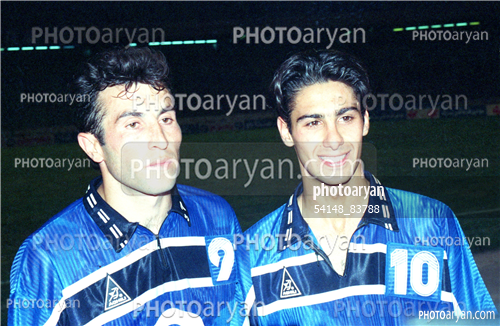 بازیکنان دهه های مختلف فوتبال ایران 13-فرهاد مجیدی,علی لطیفی,