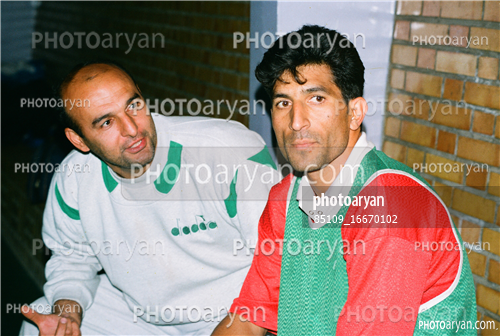 بازیکنان دهه های مختلف فوتبال ایران21-هاشم حیدری,احمد سجادی,