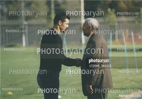 بازیکنان دهه های مختلف فوتبال ایران 40-علی دایی  Ali Daei,محمد دادکان,