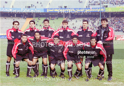 عکسهای تیمی پرسپولیس  دهه 70-احمدرضا عابدزاده Ahmad Reza Abedzadeh,افشین پیروانی,اسماعیل حلالی,علی انصاریان,پایان رافت,حامد کاویانپور,یونس باهنر,حسن خان محمدی,امیر حسین اصلانیان,محمد برزگر,رضا جباری,