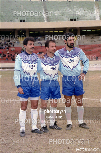 بازیکنان دهه های مختلف فوتبال ایران 15-رحیم یوسفی,مرتضی فنونی زاده,کاظم سید علی خانی,