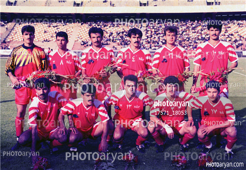 عکسهای تیمی پرسپولیس  دهه 70-فرشاد پیوس  Farshad Pious,رضا شاهرودی,افشین پیروانی,مجتبی محرمی,حسین عبدی,امیر موسوی نیا,حسن شیر محمدی,بهزاد داداش زاده,علی دایی  Ali Daei,جواد منافی,محمودخوراکچی,