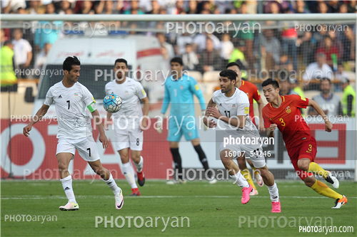 ایران 1-چین 0  - 1396/01/08-مهدی طارمی,مسعود شجاعی,mei fang,