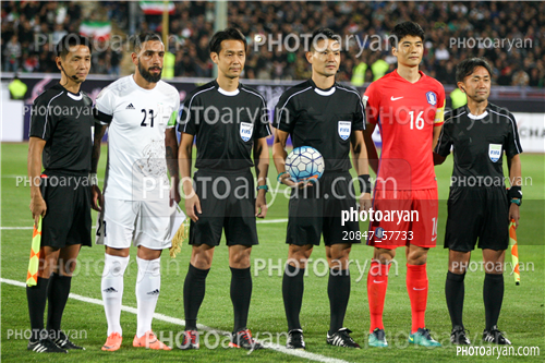 تیم ملی ایران 1-کره جنوبی 0 -95/07/20-کاپیتان ها,اشکان دژاگه,Ki Sung-yueng,
