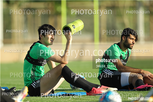 تمرین تیم ملی ایران (1396/07/10)-مهدی طارمی,سردار آزمون,