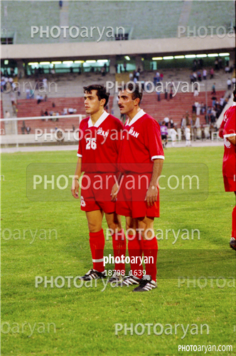 بازیکنان دهه های مختلف فوتبال ایران 3-علیرضا سهند رازیان,علی چینی,