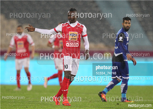 پرسپولیس 1 - استقلال خوزستان 0  (96/12/05)-گادوین منشاGodwin Mensha,