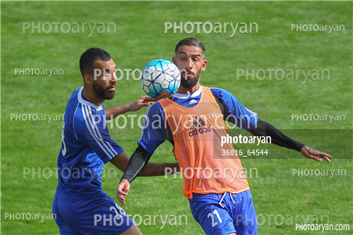 تمرین تیم ملی فوتبال  (96/08/13)-اشکان دژاگه,روزبه چشمی,