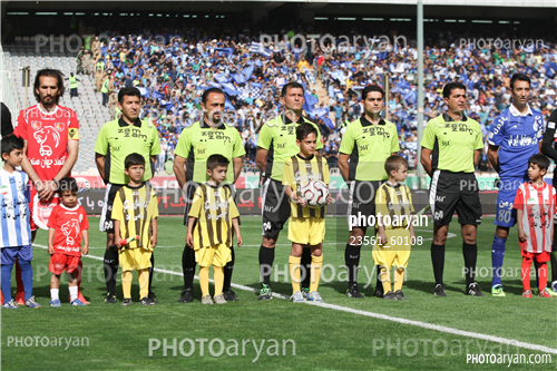 استقلال 0-پرسپولیس 1 -94/02/25-محمد نوری,کاپیتان ها,غلامرضا عنایتی,