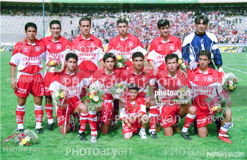 عکسهای تیمی پرسپولیس  دهه 70-احمدرضا عابدزاده Ahmad Reza Abedzadeh,بهروز رهبری فر,حمید استیلی,مهدی هاشمی نصب,بهنام سراج,علی انصاریان,هادی مهدوی کیا,علی رضا امامی فر,حامد کاویانپور,علی کریمی Ali Karimi,محمد برزگر,