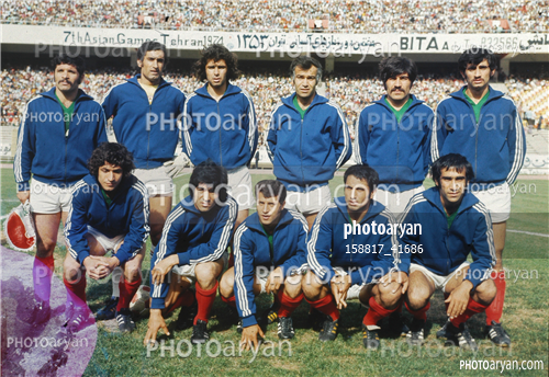 ستارگان فوتبال ایران   دهه 50-علی پروین  Ali Parvin,ابراهیم آشتیانی,جعفر کاشانی,منصور رشیدی,پرویز قلیچ خانی,جواد قراب,علی جباری,اکبر کارگر جم,غلام وفاخواه,