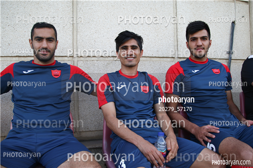 تمرین پرسپولیس در ورزشگاه خیریه عمل 96/02/23-محسن ربیع خواه,محمد امین آرام طبع,حامد آقایی,