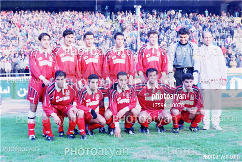 عکسهای تیمی پرسپولیس  دهه 70-احمدرضا عابدزاده Ahmad Reza Abedzadeh,افشین پیروانی,اسماعیل حلالی,حمید استیلی,مهدی تارتار,پایان رافت,علی کریمی Ali Karimi,حسن خان محمدی,رضا جباری,