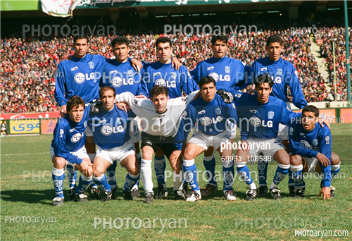 بازیکنان دهه های مختلف فوتبال ایران 17-علیرضا نیکبخت واحدی,مهدی هاشمی نصب,جواد زرینچه,محمود فکری,ستار همدانی,سیروس دین محمدی,هادی طباطبایی,فرزاد مجیدی,علی سامره,مجاهد خزیراوی,یدالله اکبری,تیم  استقلال,