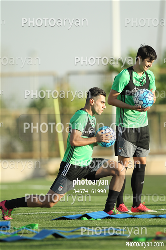 تمرین تیم ملی ایران (1396/07/10)-سردار آزمون,