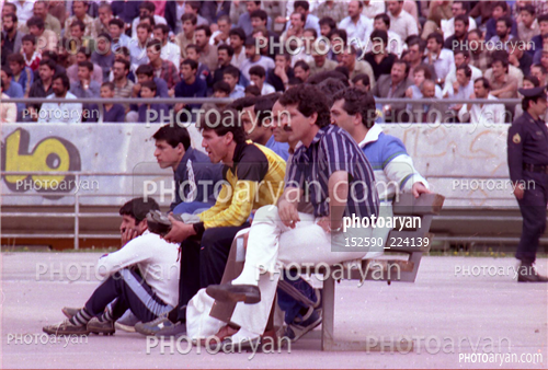 بازیکنان دهه های مختلف فوتبال ایران26-منصور پورحیدری,مجید رضایی,