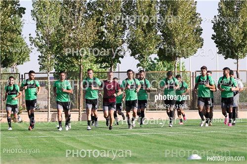 تمرین تیم ملی ایران (1396/07/10)-رامین رضائیان,سید جلال حسینی,امید ابراهیمی,مرتضی پور علی گنجی,کریم انصاری فر,