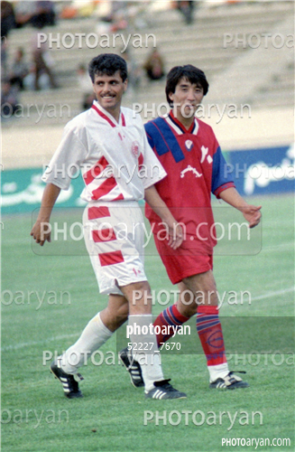 بازیکنان دهه های مختلف فوتبال ایران 12-خداداد عزیزی  Khodadad Azizi,حسین خطیبی,