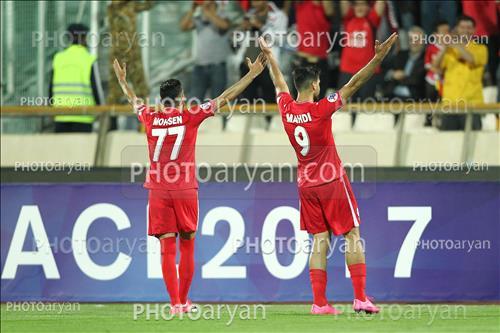 پرسپولیس 4-الوحده امارات 2-96/02/18 - مهدی طارمی,محسن مسلمان,