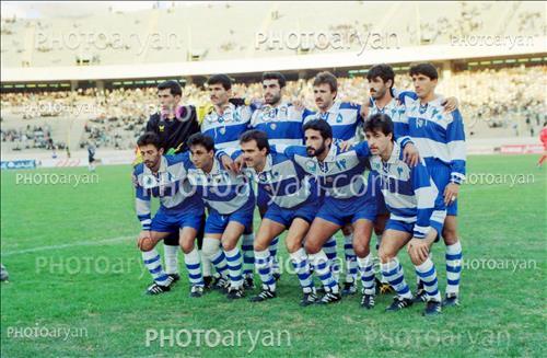 عکسهای تیمی استقلال دهه 70 - محمد نوری,حمید بابازاده,صادق ورمزیار,جواد زرینچه,امیر قلعه نویی,محمود فکری,بهروز پرورش خواه,ایمان عالمی,محمد تقوی,علی اکبریان,