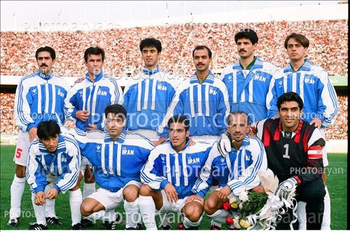 عکسهای تیمی تیم ملی دهه 70 - احمدرضا عابدزاده Ahmad Reza Abedzadeh,رضا شاهرودی,افشین پیروانی,مهدی پاشازاده,خداداد عزیزی  Khodadad Azizi,مهدی مهدوی کیا,محمد خاکپور,حمید استیلی,علی دایی  Ali Daei,علیرضا منصوریان,نعیم سعداوی,