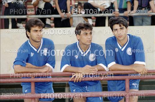 بازیکنان دهه های مختلف فوتبال ایران 3 - کوروش تشت زر,علی اکبریان,کامیار کاردار,