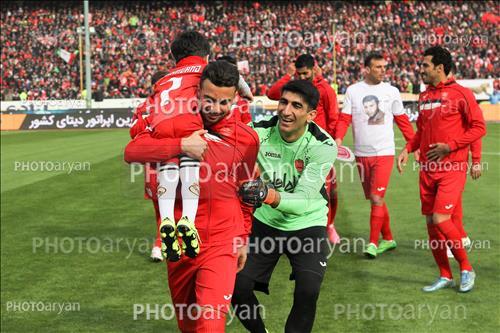 پرسپولیس3-تراکتورسازی0 - سروش رفیعی,علیرضا بیرانوند,وحید امیری,سید جلال حسینی,طاها بیرانوند,