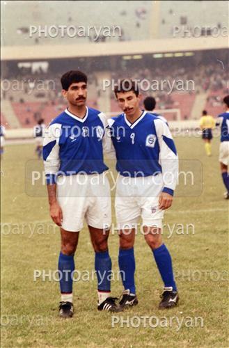 بازیکنان دهه های مختلف فوتبال ایران 1 - ابراهیم تهامی,صبیح ساران,