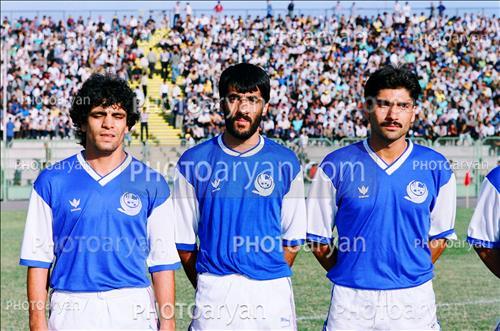 بازیکنان دهه های مختلف فوتبال ایران 2 - خسرو پارسا,محمدرضا شکورزاده,مصطفی اردستانی,