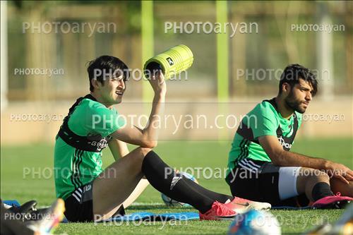 تمرین تیم ملی ایران (1396/07/10) - مهدی طارمی,سردار آزمون,