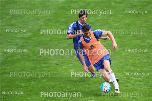 تمرین تیم ملی فوتبال  (96/08/13)